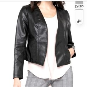 Ricki's Sleek Black Faux Leather Jacket